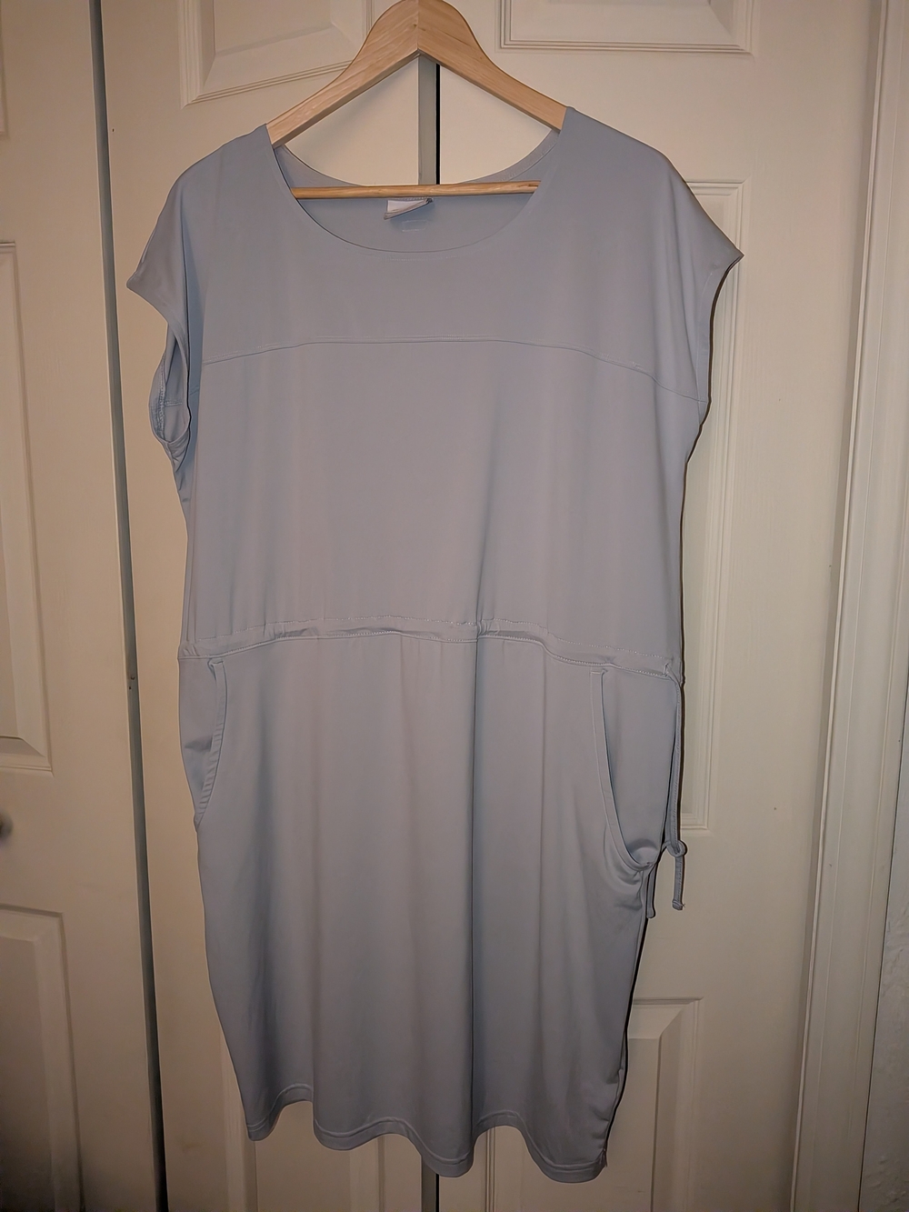 Columbia Light Blue Gray Casual Midi Shift Dress